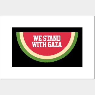 We Stand With Gaza Posters and Art